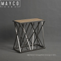Mayco Factory Design New Modern Wrought Iron Abstract Metal Side Table